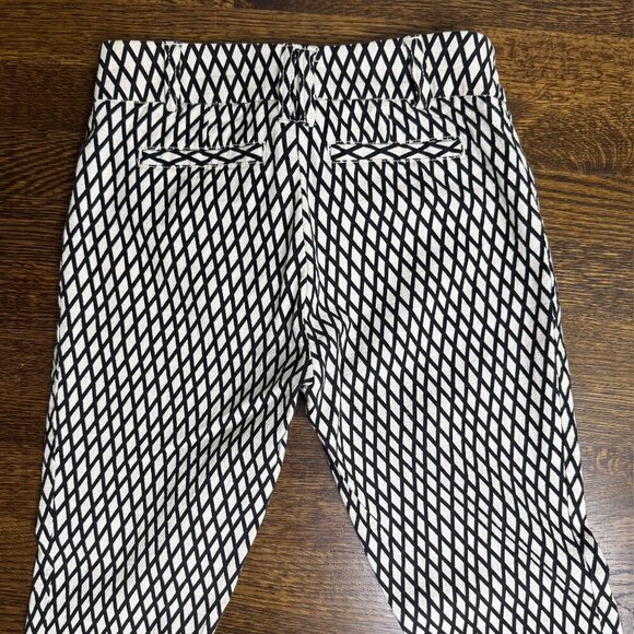 🖤 Anthropologie Cartonnier Charlie Ankle Pants, Black/Ivory | Size XS - Picture 6 of 7